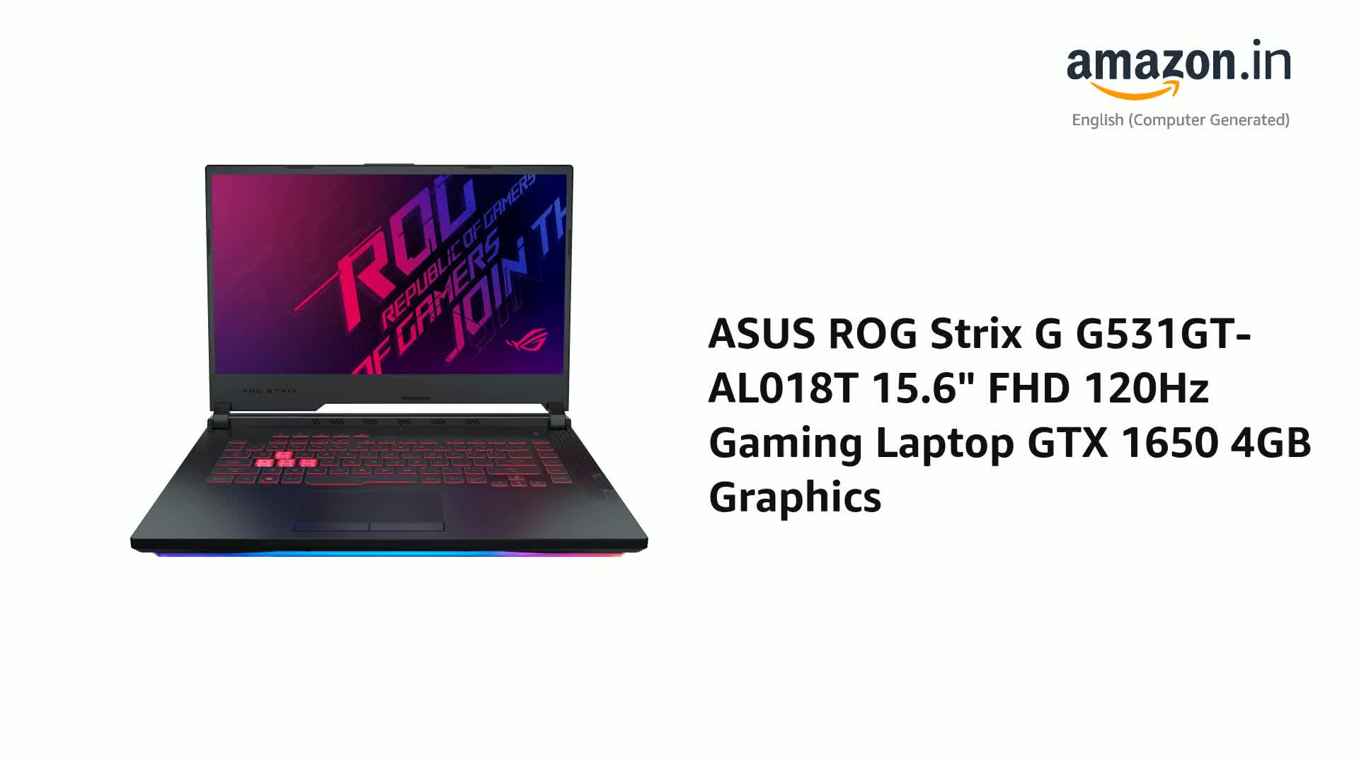 ASUS ROG Strix G G531GT-AL018T 15.6