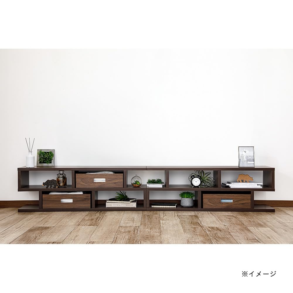 Amazon｜カインズ(CAINZ) 組み合わせできるテレビ台 SH61 ブラウン