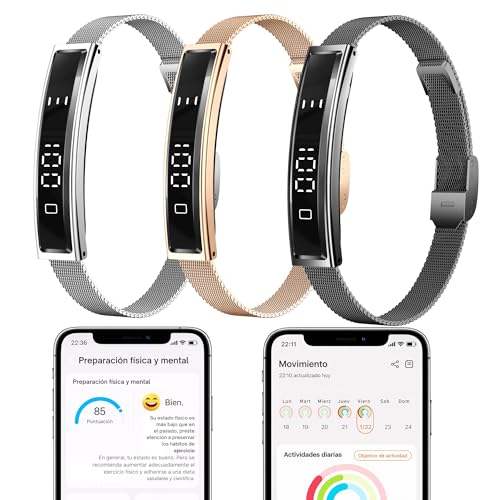 smartia – Pulsera Inteligente Ultrafina, Smart Band con Bluetooth Modelo 2026,...