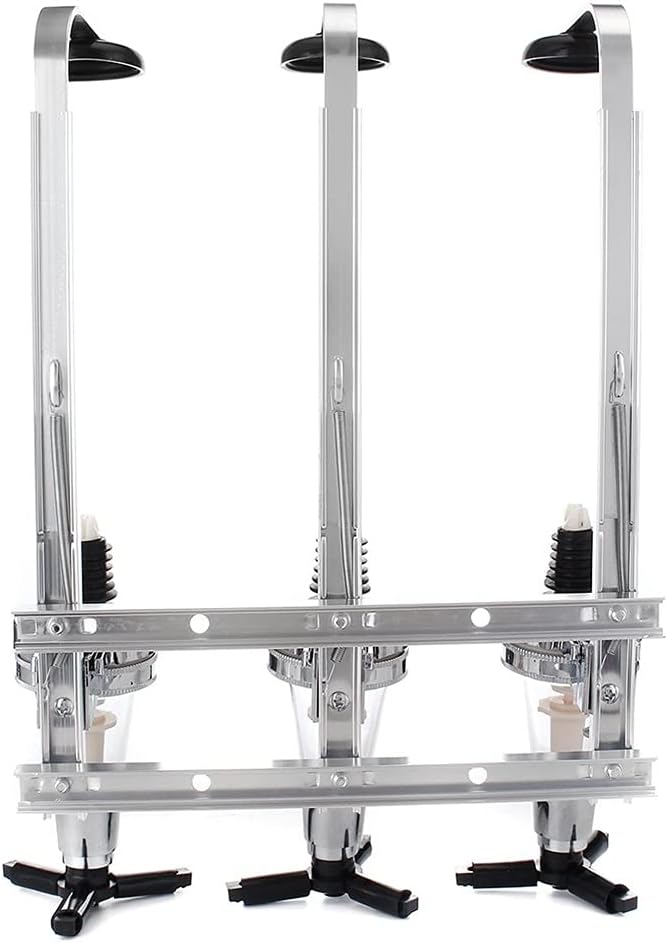 6 Bottles Bar Wine Holder Shots Stand Machine Wall Bracket Wall Mounted Wine Liquor Drinks Dispenser Bar Beer Soda 3 Bottles(3 Bottles Set)