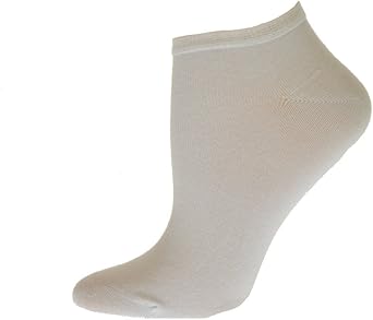 3 Pairs No Show Ankle Socks in Sizes for Men & Women - Arch Support Seamless Toe Athletic Running Socks