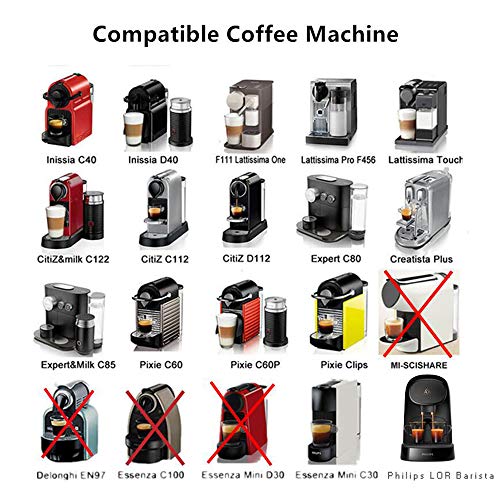 DECDEAL Máquina de café acessório cápsula de café modelo shell filtro de pó de enchimento reutilizáv