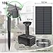 Biling Solar Water Pump Outdoor, Upgraded Solar Fountain Pump Kit with Stake, Solar Powered Water Pump for Bird Bath, Garden, Backyard, Pool, Fish Tank