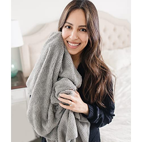 Pack Of 2, Large Microfiber Hair Towels For Women-Super Absorbent & Quick Dry Hair Drying Towel- Hair Towel Wrap For Curly Hair Long & Short Hair- Anti-Frizz Hair Turbans For Wet Hair (Gray & Pink) #TOP5