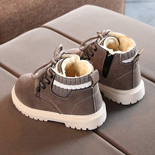 Botines cortos con cordones para bebés con soporte acolchado 3