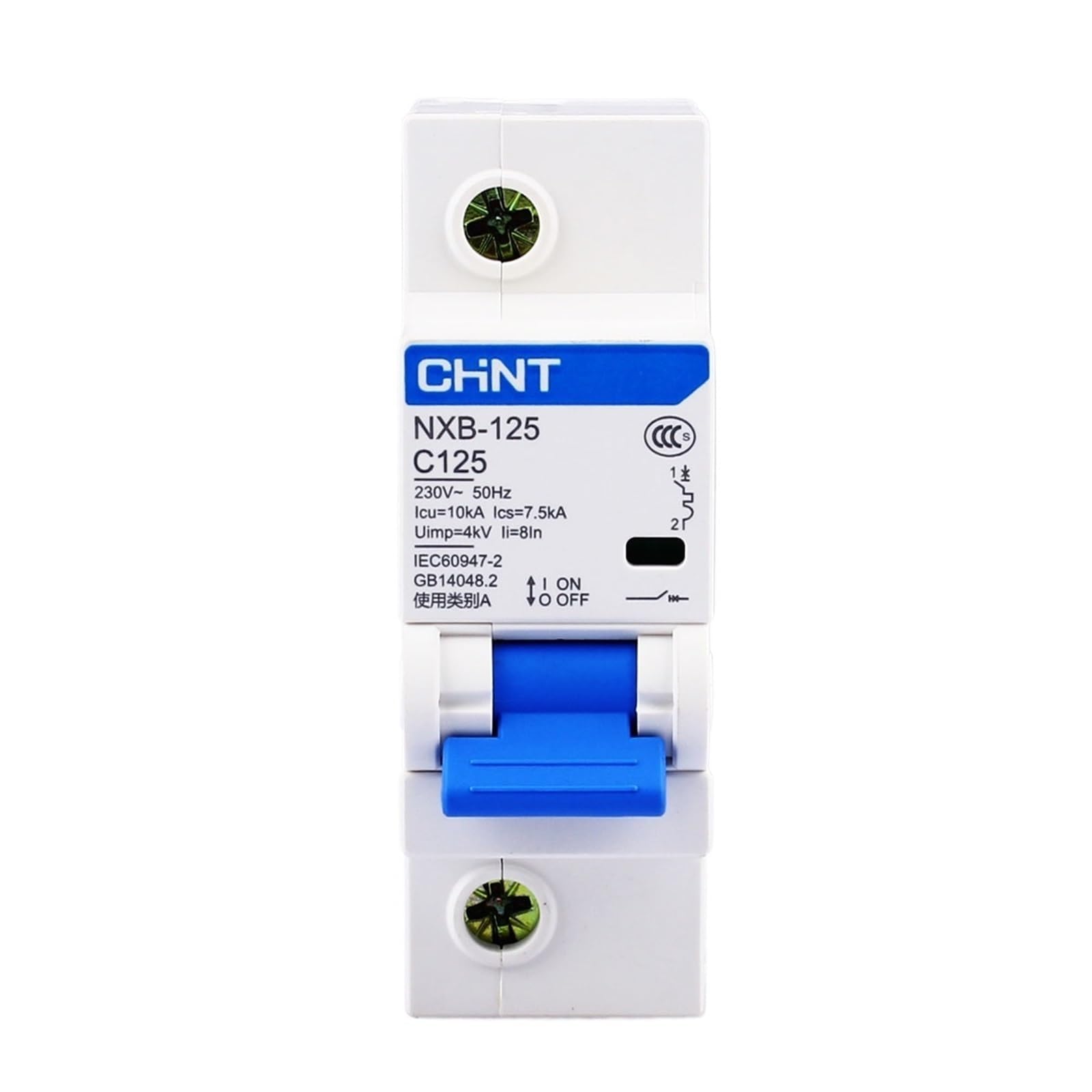 NVSFZGIYG NXB-125 1P 63A 80A 100A 125A 230V 220V 50HZ Miniature Circuit Breaker MCB DZ47(25v)