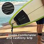 Abahub 3 Piece EVA Surfboard Deck Traction Pads with Kicker for Stomp Skimboards, Surf Boards, Funboard, Fish Board, Black/Blue/Green/Gray/Orange/Pink/White/Wine Red - Image 3