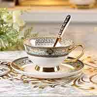 120 中国ブランド千峰翠(QIANFENGCUI)の珈琲用骨質磁器セット 120 中国ブランド千峰翠(QIANFENGCUI)の珈琲用骨質磁器セット