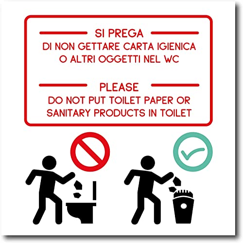 NEW CARTELLO SEGNALETICO - vietato gettare carta