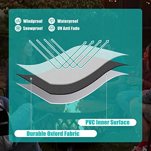 BBQ Covers, Gas Barbecue Cover Waterproof Gas Grill Cover Outdoor Covers for BBQ, Gas Grill BBQ Protection Windproof, Dust Protection, Rip-proof & UV Protection with Storage Bag -- 147x61x117cm