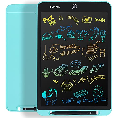 Tablette D'écriture LCD 12 Pouces Effaçable - Pour Notes, Dessins, Liste De Courses - Écran Plein, Sans Papier, Réutilisable