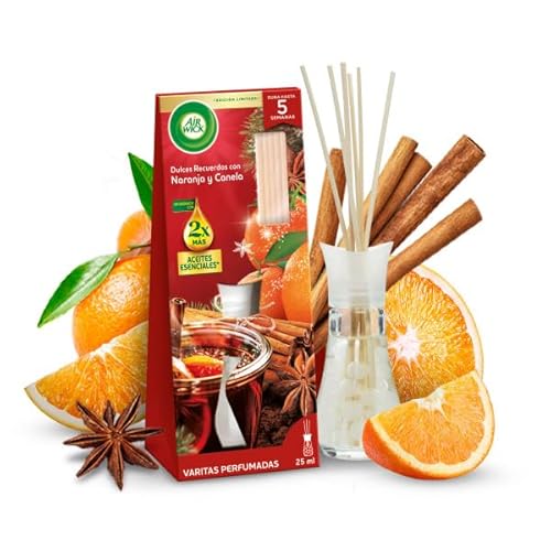 Air Wick Varitas Arom&aacute;ticas Dulces Recuerdos con Naranja y Canela - 1 unidad