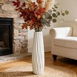 GDSZJLJ White Tall Floor Vase 24 inch