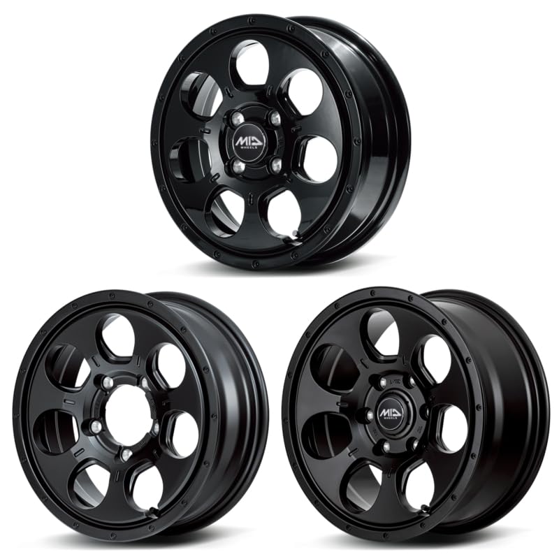Amazon.co.jp: 【ホイールのみ 4本】MID WHEELS MUD AGENT マッド
