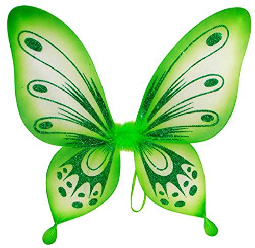 Green Sparkling Fairy Princess Wings