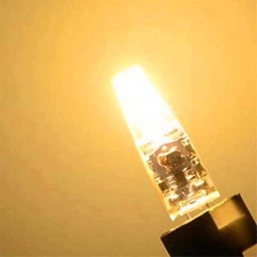 G4 Kristalllampe Led Lampen-Korn 12V Stecker-Birnen-Kristalllampe 220v Energiesparlampe (5-Pack) (Color : Warm White)