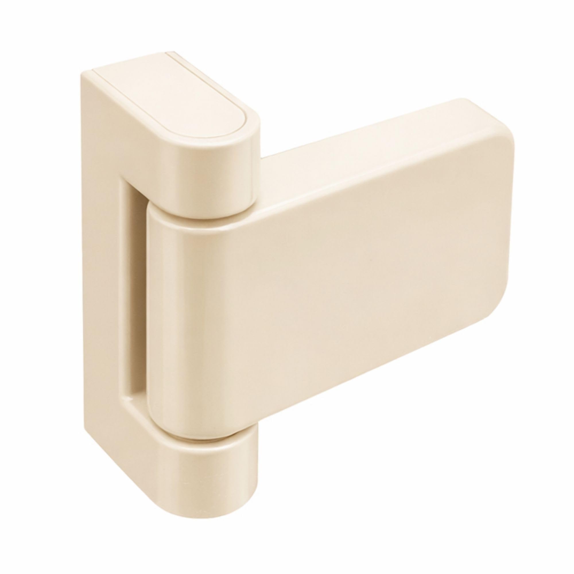 UAP 3D Adjustable T Flag Axis Door Hinges - High Security for All External uPVC Doors - Universal, Non-Handed Design for Optimal Functionality and Versatile Installation (19mm Rebate, Cream RAL 9001)