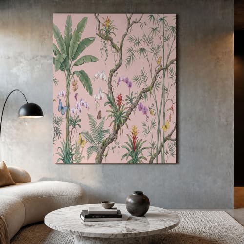 Toile banane bambou orchidée : transformez votre chambre avec ce poster tropical