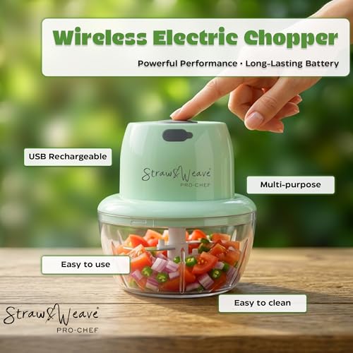 Image of Mini Kitchen Choppers 500 ML & Chopper For Kitchen Use | 1 Year Warranty | Food Grade Jar | Vegetable Chopper For Kitchen for Mincing Garlic, Ginger, Onion, Vegetable | Unstoppable Motor | 40W