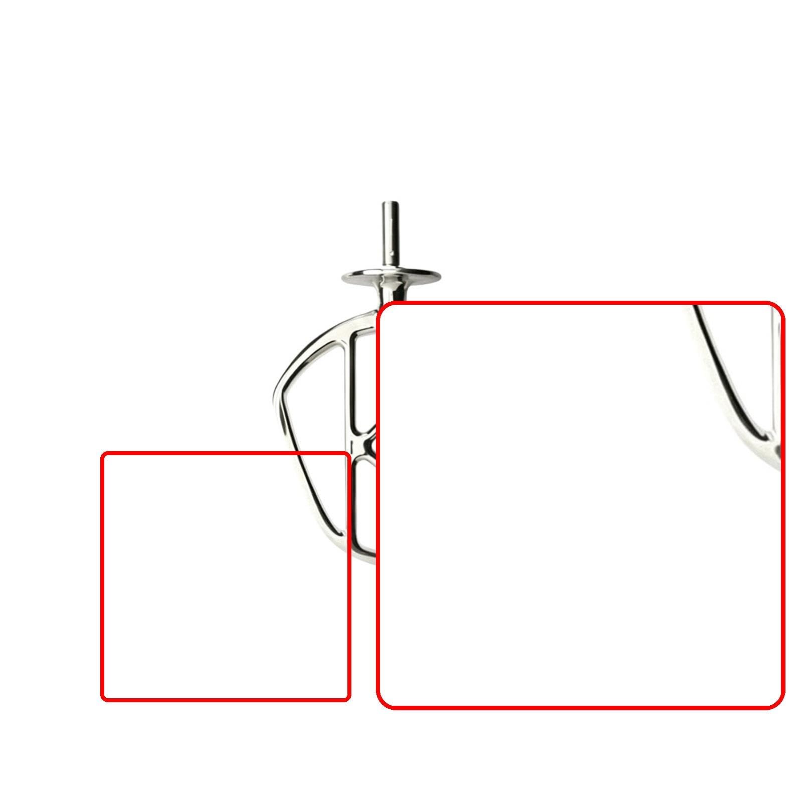 Mezclador De Masa Paddle Chef, Máquina Amasadora De Masa, Piezas De Paleta Mezcladora Doméstica, Compatible Con Kenwood,KVL8300 KVL80(Egg beater 1pcs)