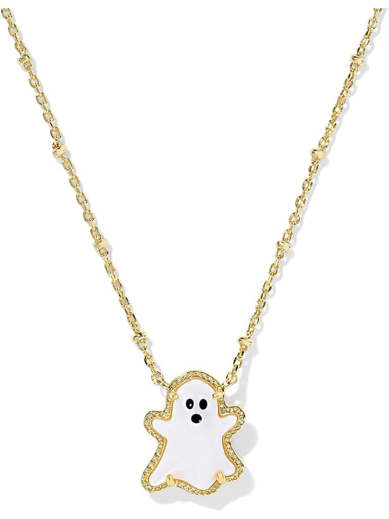 Gold Kendra Scott Ghost Short Pendant Necklace