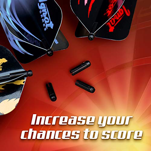 Ignatgames Dart Flights And Accessories - Sets Of 30 Different Shape Darts Flights And 6 Flights Protectors, Darts Accessories Kit #TOP5