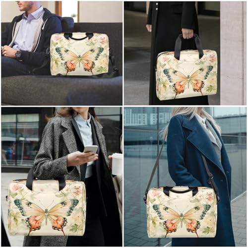 Maletín para portátil 15.6-16 pulgadas con diseño floral miniatura 2