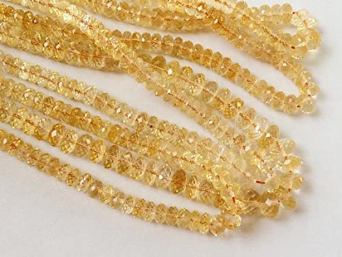 Citrine naturelle facettée de qualité supérieure pour création joaillerie LKBEADS