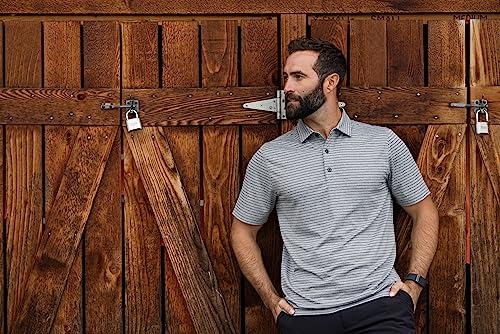 Cutter & Buck Forge Eco Heather Stripe Stretch Recycled Mens Polo3