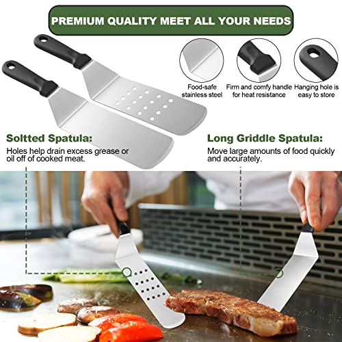 Ewfen AMAZON-XIKE-0034US 18Pcs Griddle Accessories Kit, Flat Top Grill Accessories Set For Blackstone And Camp Chef, Grill Spatula Set thumb #2