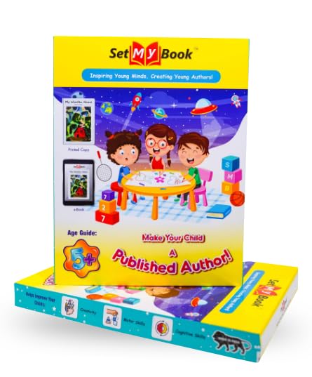SetMyBook | Set My Book - Book Making Activity Kit for Kids Above 5 Years/Educational Story Writing Activity Kit/Best Gift for Children Above 5 Years. (B0CD7FXSC5) Amazon Price History, Amazon Price Tracker