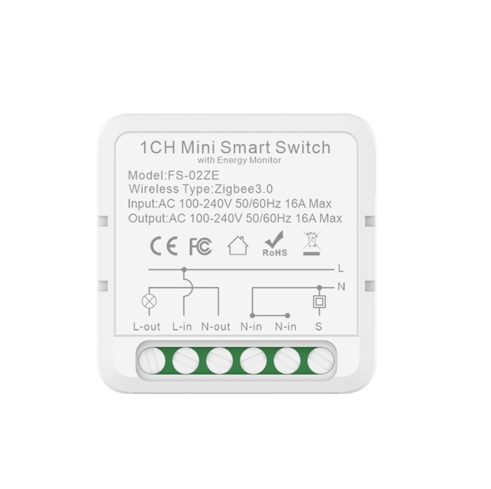 Commutateur Intelligent ZigBee 16A pour optimiser et mesurer votre consommation