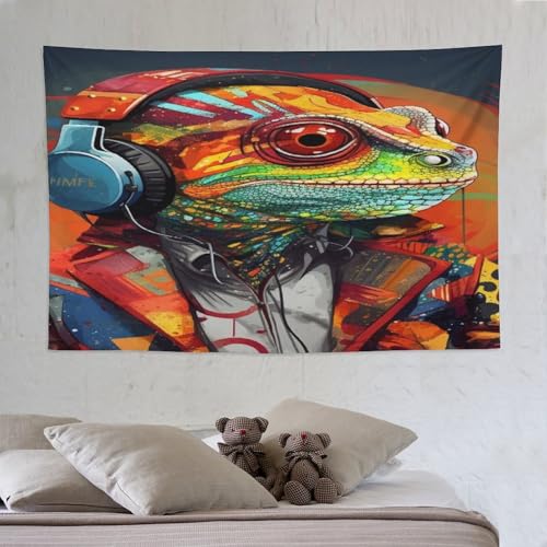 Tapisserie caméléon PAZZK pour habiller un mur vide avec un tissu déco 150×230cm