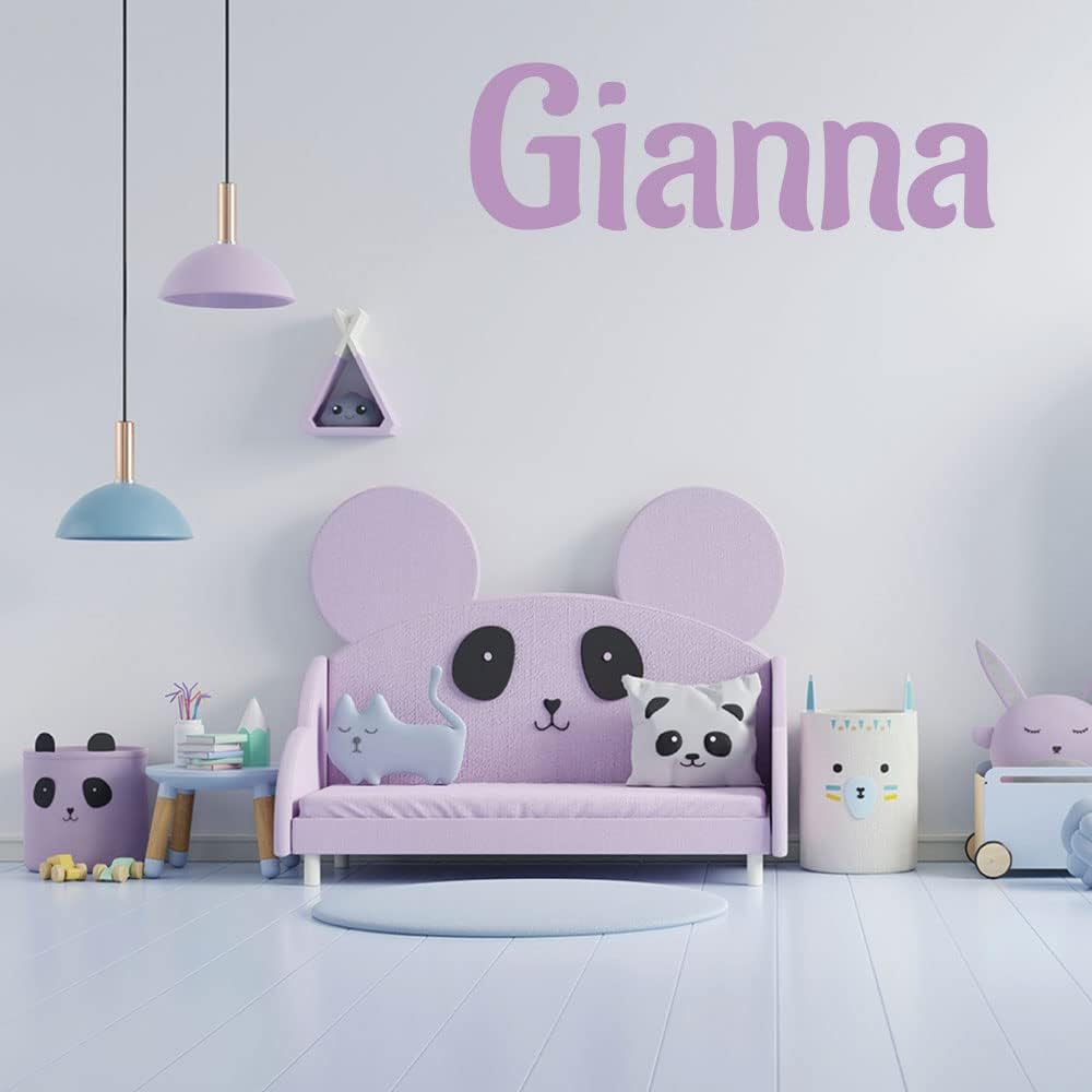 Multiple Font Custom Name Nursery Wall Decal Vinyl Sticker | Home Décor | Custom Kids Room Decal | Bedside Decals | Children’s Room| Car | Laptop - Image 4