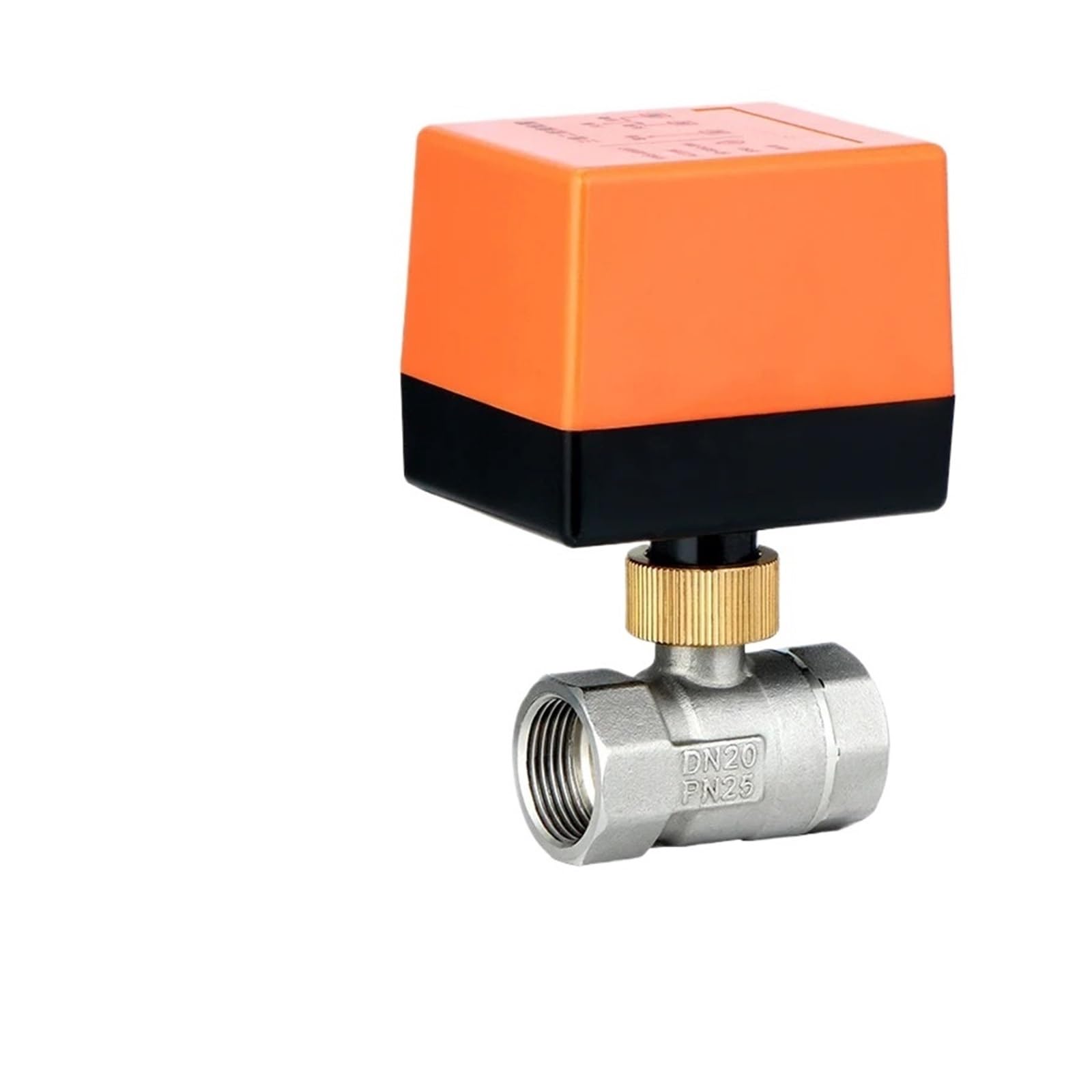 Vanne à bille en acier inoxydable motorisée DN20 à fermeture étanche automatique
