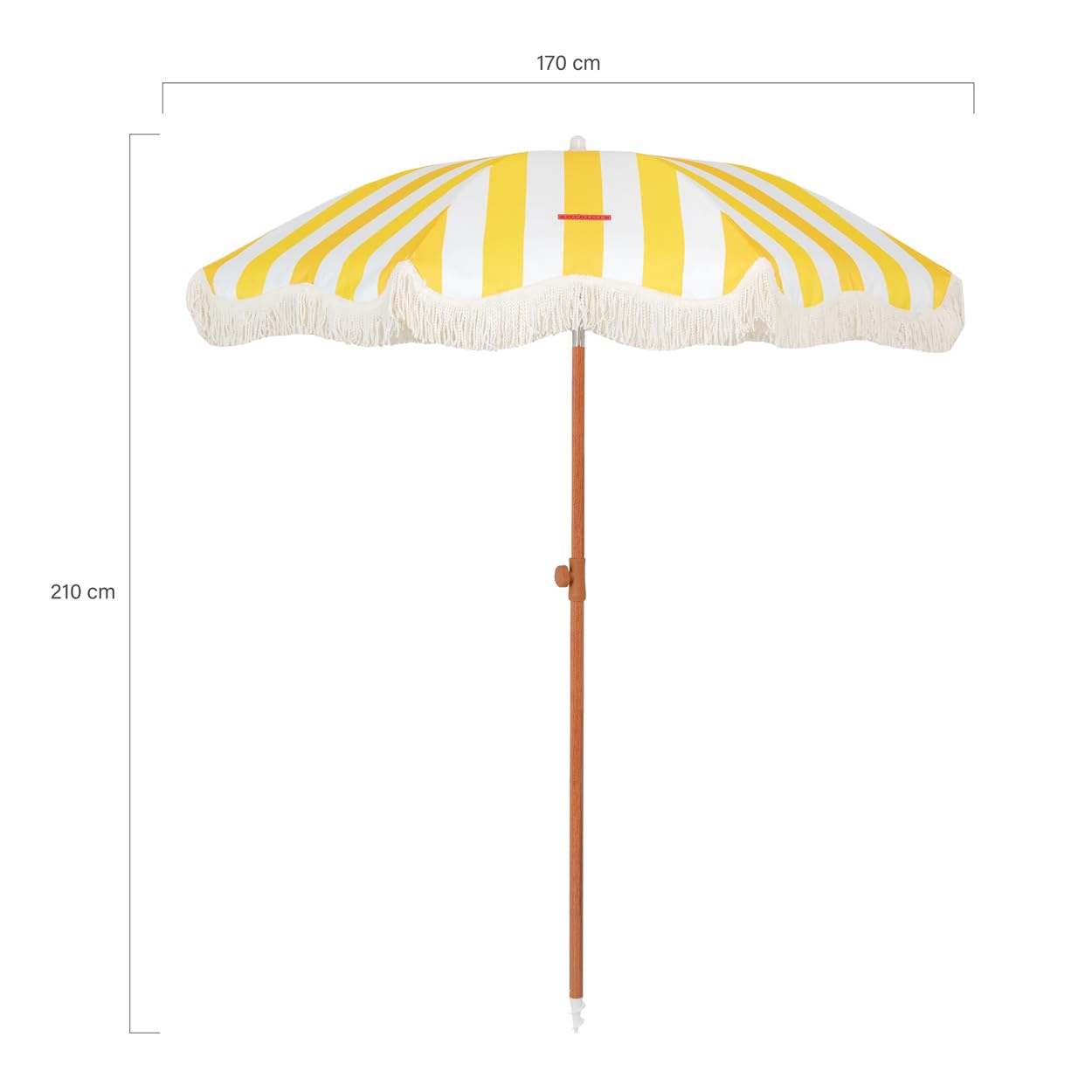 Flamingueo Sombrilla Playa, Piscina, Terraza Exterior, Protección UPF 50+, Altura y Orientación Regulable, Funda de Transporte, Poliéster, 210 x 160 cm