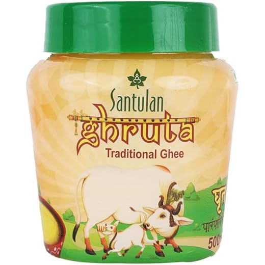 Santulan Ayurveda, Santulan Ghruta-500ML Each, (Pack Of 1), Ghee Made By Traditional Method and get Golden Oldie Herbs?, Sukanthi Pills-1gm