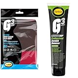 G3 Pro 7191A Deep Clean Clay 1 Mitt, Black & Purple and 7163 150ml fessional Scratch Remover Paste