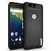 Xboun Nexus 6P Case Shock Resistant ProtectiveHard PC Cover + Silicone Hybrid Scratch-Resistant Case for Huawei Google Nexus 6P Smartphone - Black