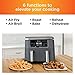 Ninja DZ201 Foodi 8 Quart 6-in-1 DualZone 2-Basket Air Fryer with 2 Independent Frying Baskets, Match Cook & Smart Finish to Roast, Broil, Dehydrate & More for Quick, Easy Meals, Grey