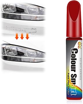 Car Scratch Remover Pen, 2024 New Touch Up Paint for Cars, 2 in 1 Car Scratch Remover Repair Paint Pen for Cars, Car Paint Automotive Paint, Scratch Repair Pen For Car/Motorcycle/Boat 1, Red