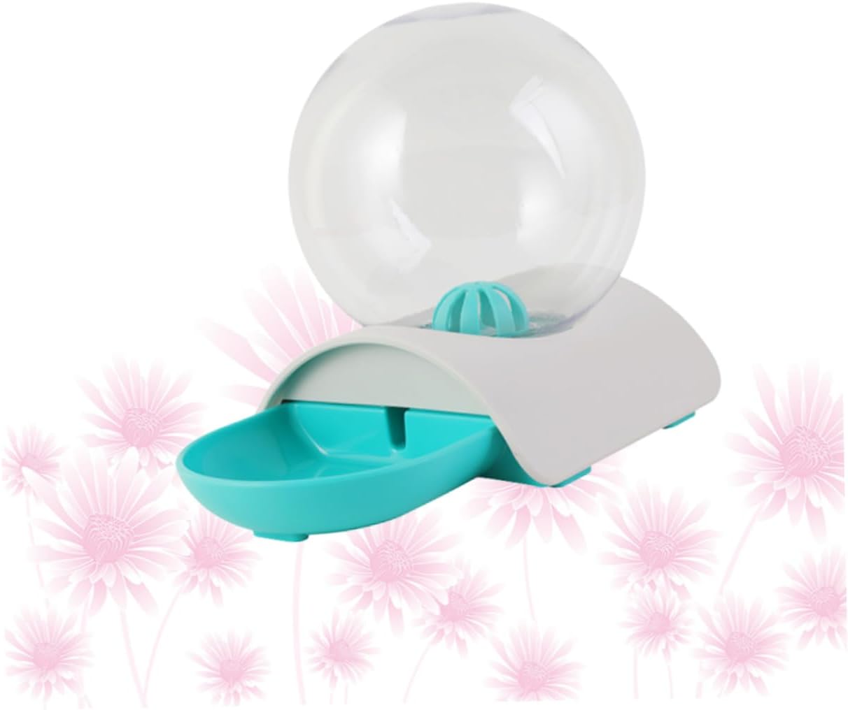 Pet Automatic Water Dispenser Eco-Friendly Water Feeder for Cats and Dogs Unique Design Blue for Home Decor