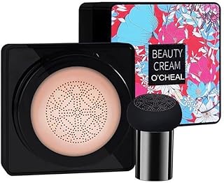 OCHEAL - Cojín de aire para cabeza de champiñón, crema BB, crema para maquillaje facial, corrector, cojín para maquillaje ...