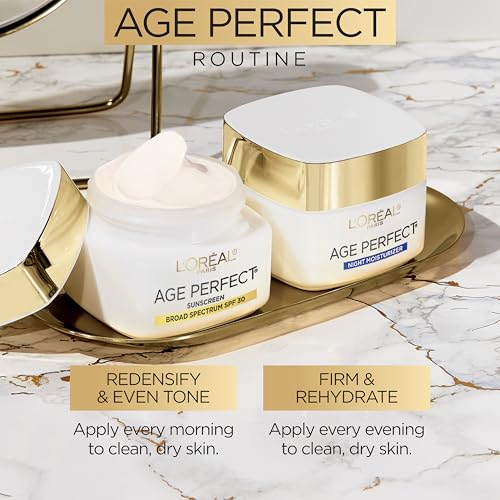 L'Oreal Paris Age Perfect Collagen Expert Anti-Aging, Anti-Wrinkle Night Moisturizer 2.5 oz - image 7