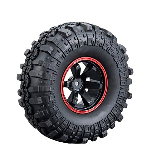 Vibolaa 1/10 Scale Car RC Truck Tires,110MM 1.9 Inch Rim Tyre Wheel Tire