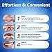 9D Sensitive Teeth Whitening Strips- Professional Enamel-Safe Formula, Fast Stain Removal for Coffee Drinkers & Smokers, Sensitivity-Free Whitening Kit-14Pairs (28Strips)