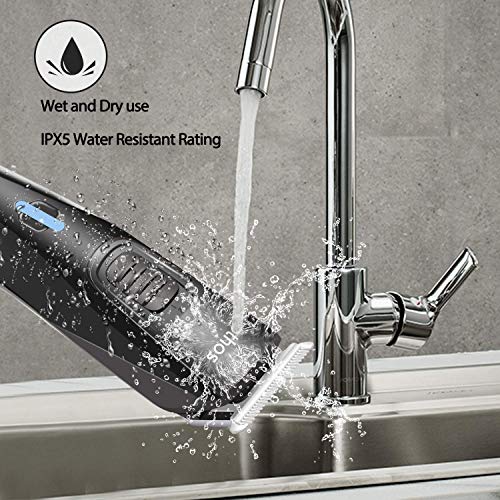 Othos Multi-Functional Electric Hair Clipper Beard Trimmers Shaver Kit For Men Mustache Hair Face Nose Body Ear Trimmers Set Usb Charging Rechargeable Lithium Battery Waterproof Cordless Stand Led #TOP4