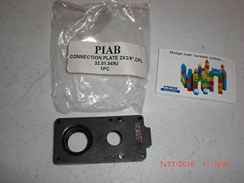 PIAB Vacuum 32.01.049U Connection, Plate 2x3/8