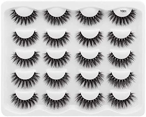 Amazon 10ペア3dミンクまつげ 濃密 化粧 ナチュラル つけまつげ ロング まつげ の エクステンションフェイクまつげ Y001 Ysdo つけまつげ 通販