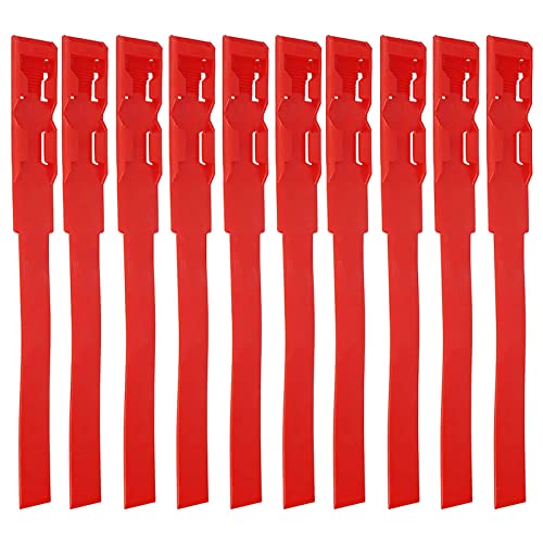 Colliers d'identification pour bétail rouges x10 - 3